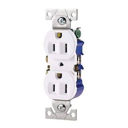RECEPTACULO DUPLEX 270 BLANCO EATON 5-15R 15A