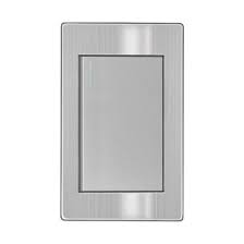 PLACA APAGADOR 1 INTERRUPTOR 3 VIAS GRIS APL-101