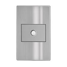 PLACA CONTACTO TELEVISION ACERO INOXIDABLE APL-110