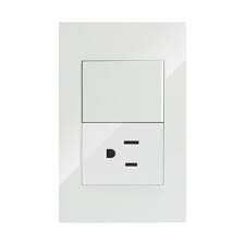 PLACA  1 CONTACTO 1 INTERRUPTOR 3 VIAS BCO. APL-205