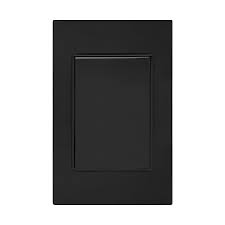 PLACA APAGADOR 1 INTERRUPTOR 3 VIAS NEGRO APL-301