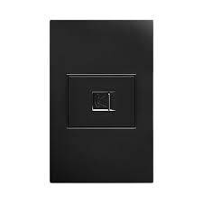 PLACA CONTACTO TELEFONICO NEGRO APL-308