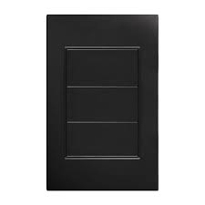 PLACA TAPA CIEGA NEGRO APL-312