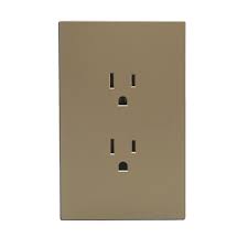 PLACA LUXURY CONTACTO DUPLEX DORADO APL-504