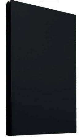 PLACA LUXURY 1 INTERRUPTOR 3 VIAS NEGRO APL-601
