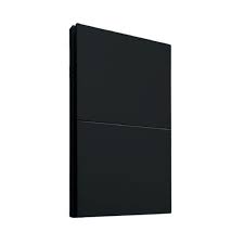 PLACA LUXURY APAGADOR 2 INTERRUPTORES 3 VIAS NEGRO MATE APL-602