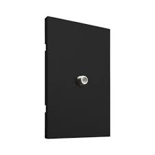 PLACA LUXURY CONTACTO TELEVISION NEGRO MATE APL-610