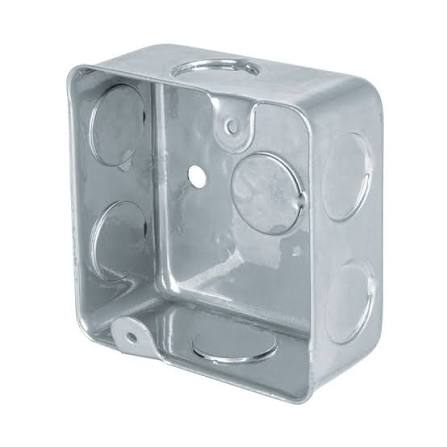CAJA CUADRADA  1/2" ( 3X3) GALV