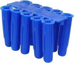 TAQUETE PLASTICO  AZUL  3/8" (10 PIEZAS)