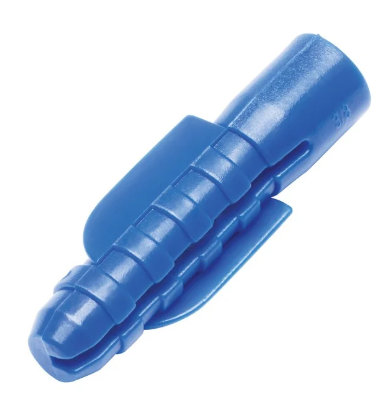 TAQUETE PLASTICO  AZUL  3/8" (10 PIEZAS)